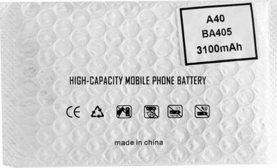 Bateri për telefon Samsung Galaxy A40 A405, 3020mAh, Li ion, argjendtë