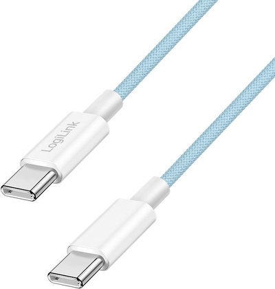 Kabllo USB C LogiLink CU0351, USB 2.0, 1.5 m, blu
