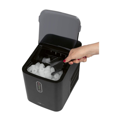Aparat për akull Clatronic EWB 3798, 1.1L, program pastrimi, i zi
