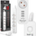 Zgjatëse Kerg M02414, 4 prize, 3 USB, 3m, e bardhë