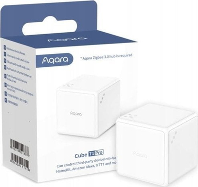 Паметен контролер Aqara Cube Pro, Zigbee 3.0, ЕУ, бел