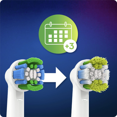 Kokë furçe elektrike Oral-B Precision Clean, CleanMaximiser, paketim 6 copë, e bardhë