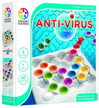 Сложувалка SmartGames Anti Virus, 1 играч, за деца и возрасни, многообојна