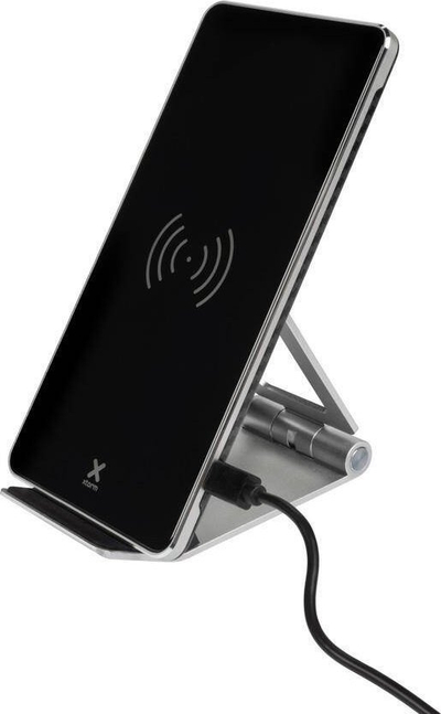 Karikues wireless në këmbë Xtorm Delta, 15W, Qi, i zi