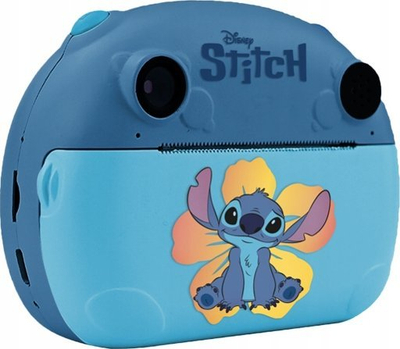 Kamerë instant Lisciani Disney Stitch, për selfie dhe video, 3 rrotulla për 180 foto, blu