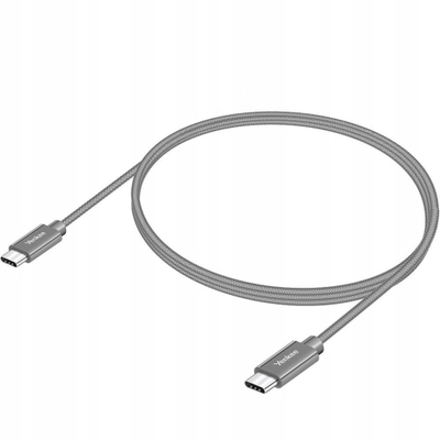 Kabllo USB C YENKEE YCU C102 SR, USB C në USB C, 2m, e zezë