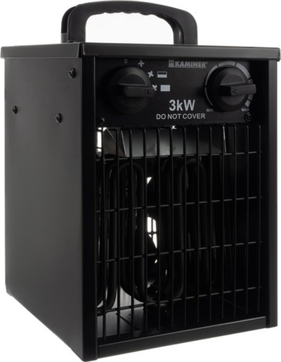 Ngrohës elektrik Kaminer BH 30B 24361, 3kW, me ventilator, ngjyrë e zezë