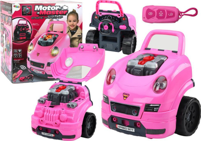 Set lodrash LEAN Toys Master Motor-Master Engine Workshop, interaktiv, rozë