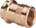 Përshtatës kalimi Viega SC GW, 18x3/4", bronz