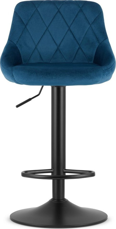 Karrige bari Furniture Moskała Roma, lartësi e rregullushme, velur, e verdhë black