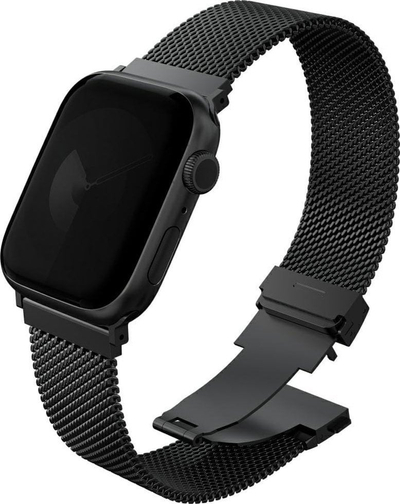 Ремен UNIQ Dante Pro за Apple Watch 42/41/40mm, не’рѓосувачки челик, црн