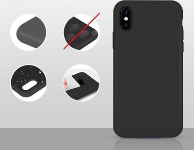 Mbështjellëse silikoni për iPhone X, XS, e kaltër