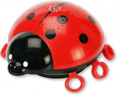 Lampë nate për fëmijë Ansmann Ladybird, LED, me projeksion yjesh, shumëngjyrëshe