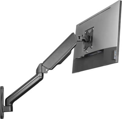 Krah monitori DELTACO Office, artikulues, montim në mur, 17-32", i zi