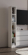 Raft rrotullues për libra EUGAD 0009SHG, 4 nivele, MDF, i bardhë