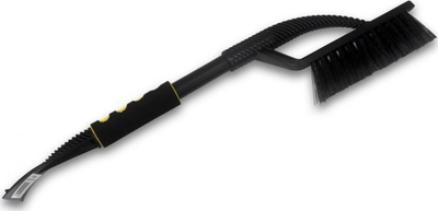 Fshesë bore me gërvishtëse ISB5, 58cm, me dorezë Softgrip, e zezë