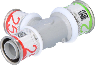 Nyje reduktuese tee Uponor S-Press PLUS PPSU, 32-25-25