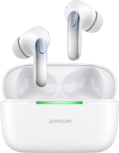 Kufje wireless in ear Joyroom Jbuds JR-BC1, Bluetooth, me kuti karikimi, të bardha