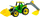 Lodër traktor Lena Bulldozer Excavator 02080, 107cm, 3+, i gjelbër / i verdhë