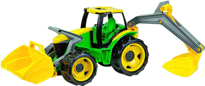 Lodër traktor Lena Bulldozer Excavator 02080, 107cm, 3+, i gjelbër / i verdhë