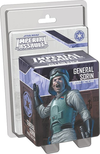 Zgjerim loje Fantasy Flight Games Star Wars Imperial Assault General Sorin, figurë plastike, karta misioni, shumëngjyrëshe