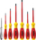 Set kaçavidash elektrike Wiha SoftFinish 00834, 7 pjesë, VDE 1000V, shumëngjyrësh
