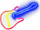 Lampë dekorative OEM Neon LED, model kitarë, USB, shumëngjyrëshe