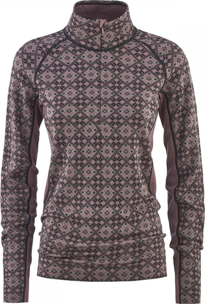 Bluzë termike për gra Kari Traa Rose Light HZ W, lesh merino 220 g/m², rozë