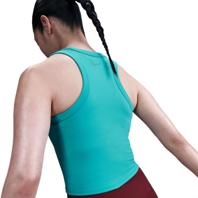 Спортска блуза Nike Dri-Fit One Fitted Crop W FN2806 345, Dri-FIT, за жени, зелена
