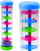 Lodër shqisore Lean Sensory Tube 57130, 20 cm, me toptha shumëngjyrëshe, transparente