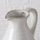 Krikë qeramike Boltze Tromona, stoneware, 22 cm, e bardhë