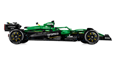 Lodra LEGO Technic Aston Martin AMR25 42240, model bolid F1, set ndërtimi, jeshile