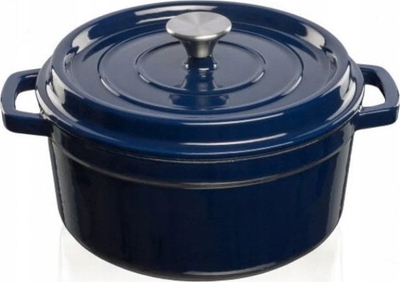 Tenxhere gize Grandfeu, 4.7L, me kapak, blu e errët