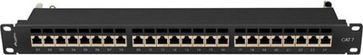 Patch panel Lanberg 1U, 19", 24x RJ-45, Cat.7, i zi
