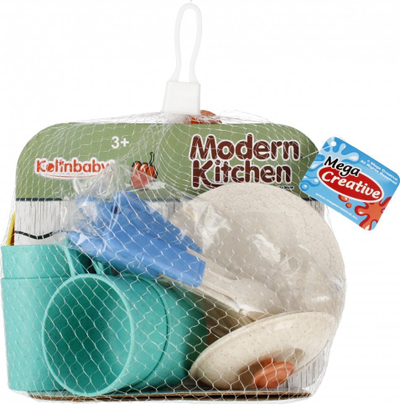 Set kuzhine lodër MEGA CREATIVE 511353, me sobë dhe aksesorë, shumëngjyrësh