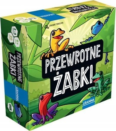 Lojë tavoline Granna Przewrotne Żabki, për fëmijë, shumëngjyrëshe
