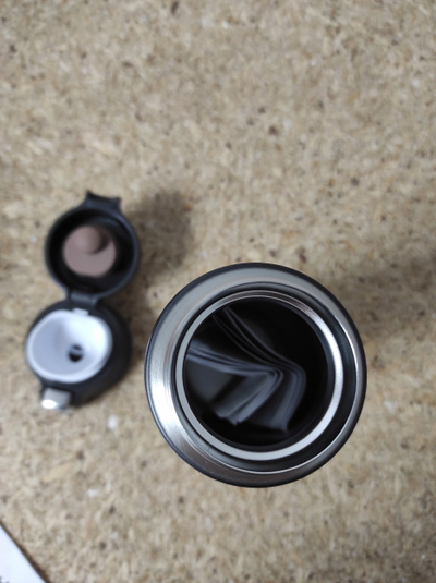 Termus për udhëtim Emsa Travel Mug Light, 0.4L, çelik inox, gri mat