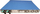 Mbajtëse rack Rackmount.IT RM-PA-T3, për Palo Alto PA-220, 19", 2U, blu