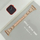 Rrip për Apple Watch Nrubi, 42/44/45/49 mm, rozë/artë 10080