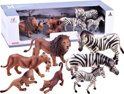 Set lodrash figurina Safari Model Series, 7 copë, plastikë, shumëngjyrëshe