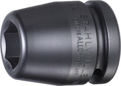 Kokë goditëse Stahlwille 55 IMP 30, 20 mm, 3/4", e zezë