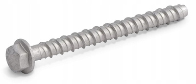 Vidë betoni Rawlplug, 10x120 mm, kokë gjashtëkëndore, e argjendtë