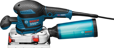Lëmues orbital Bosch GSS 230 AVE Professional, 300W, me nxjerrje pluhuri, blu e zezë