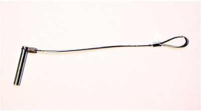 Kabllo sigurie për trekëmbësh Manfrotto Safety Cable, pjesë këmbimi, e zezë