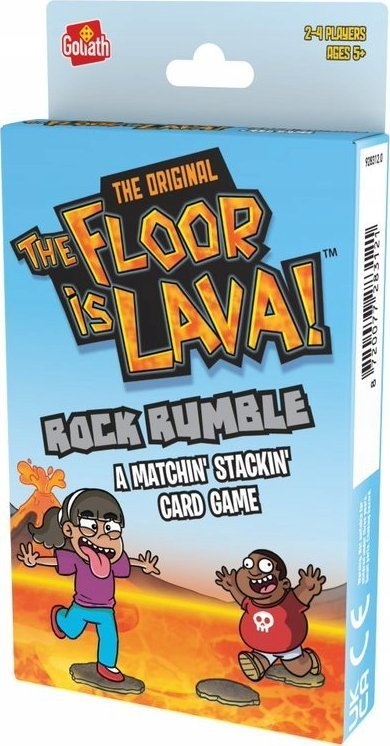 Lojë me letra Goliath Games The Floor Is Lava Rock Rumble, 2-4 lojtarë, për kalamaj 5+