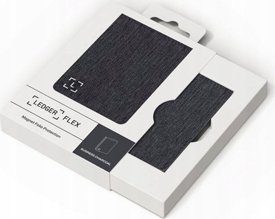 Kapak magnetik Ledger Flex Magnet Shell, për Ledger Flex, folio, ngjyrë charcoal
