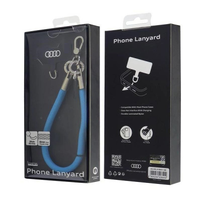 Litar dore telefoni Audi Universal, 28 cm, për smartphone, blu