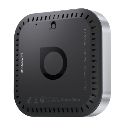 Adapter makine Ottocast OttoAibox E2, Android 13, CarPlay dhe Android Auto wireless, i zi