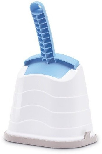 Lopat rëre për mace Imac Romeo, me mbajtëse, 17.5x11x28 cm, blu