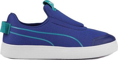 Atlete për kalamoj Puma Courtflex V2 Slip On PS, pa lidhëse, numri 31.5, blu
